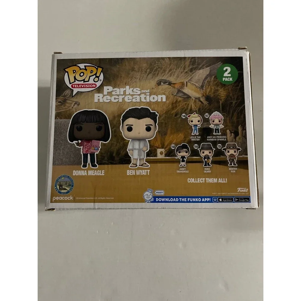 Funko Pop Parks and Recreation Donna & Ben Treat Yo’ Self New in Box
